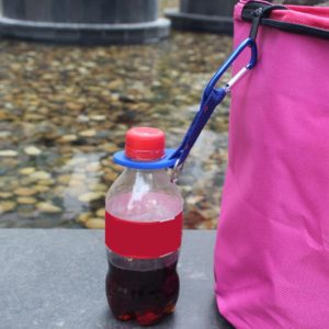 Porte-bouteille en aluminium, mousqueton de randonnée, sport en plein air, Camping voyage, bouteille d'eau, boucle, Clip, 1 pièces 1