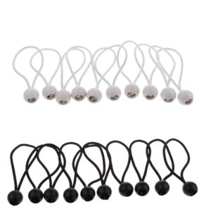 10x élastique balle tendeur corde tente Bungee corde tente support sangle Camping randonnée 1