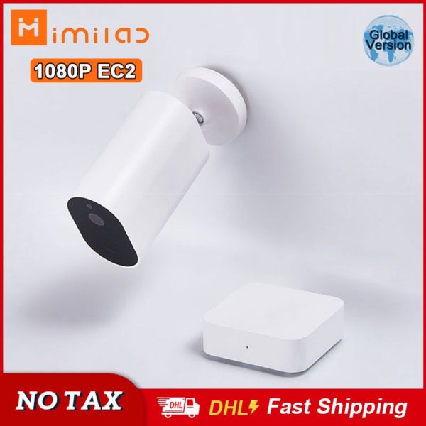 IMILAB – caméra de Surveillance extérieure IP WiFi HD 1080P, étanche IP66, EC2, Vision nocturne à infrarouge, avec passerelle 1