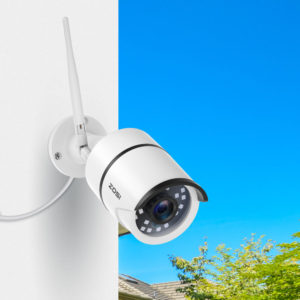 ZOSI – caméra de Surveillance extérieure IP wifi hd 2MP/1080P, dispositif de sécurité intelligent, étanche, avec ia, Vision nocturne et Audio, contrôle par application 1