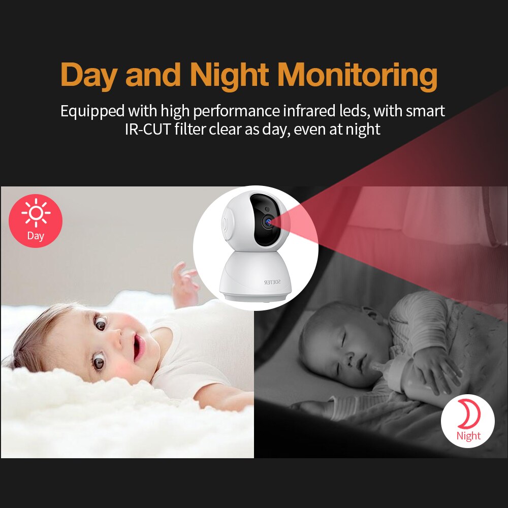 Babyphone vidéo sans fil 1080P, avec déstockage grossiste caméra à Vision  nocturne, sécurité CCTV IP, pour enfants, nounou et animaux domestiques –  Destockage