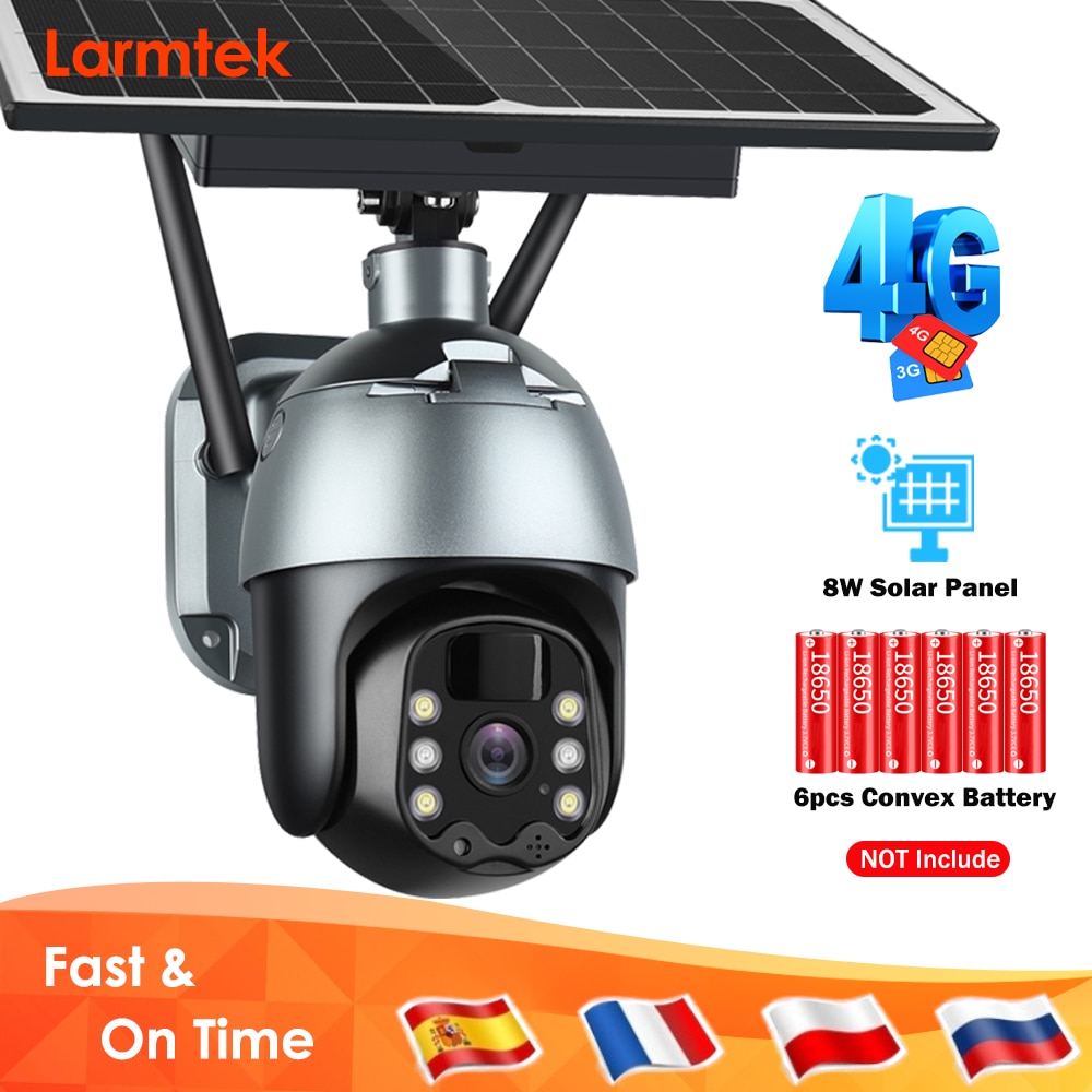 Camera de surveillance 4G pour extérieur waterproof solaire Zoom