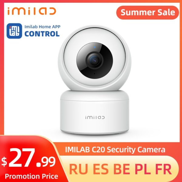 IMILAB C20 – caméra de Surveillance intérieure IP WiFi HD 1080P, dispositif de sécurité domestique, fonctionne avec l'application IMILAB 1