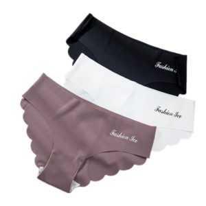 Ensemble de culottes sexys taille basse sans coutures pour femme, 3 pièces par lot, sous vêtements solides, lingerie invisible, vente en dropshipping 1