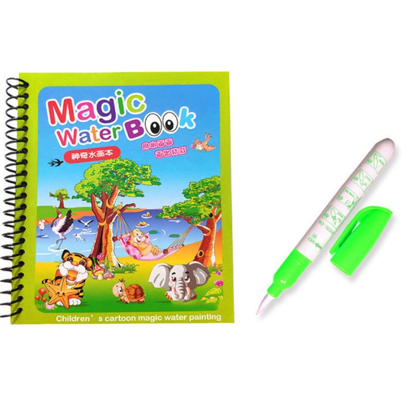 Livre magique de coloriage avec son feutre à eau – Ma Petite Boutique