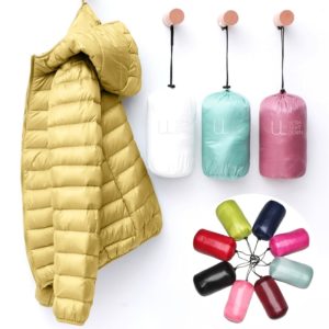 Doudoune à capuche ultralégère pour femme, manteau chaud matelassé, Parka légère, collection printemps-hiver 2020, 2021 1