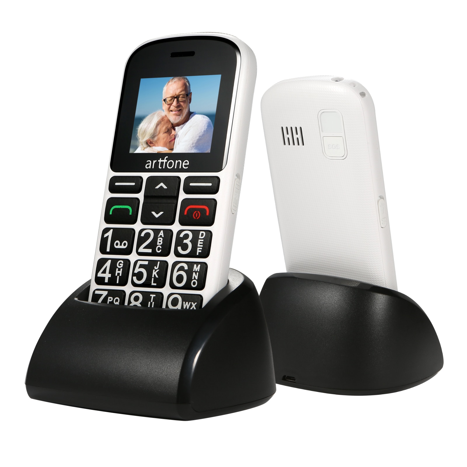 Artfone – Grossiste déstockage grossistes téléphone portable CS188 à gros  bouton pour personnes âgées, smartphone GSM amélioré avec bouton SOS,  batterie 1400mAh – Destockage