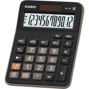 Casio Mx-12b-Bk 12 Chiffres Calculatrice De Bureau 1