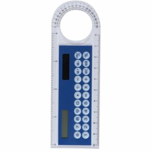 1 pièces Mini calculatrice solaire loupe multifonction 10cm règle Ultra-mince Calculadora fournitures de bureau scolaire 5 couleurs 1