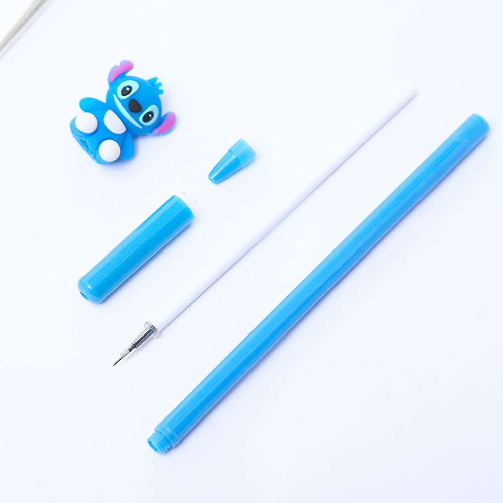 Stylos gel de dessin animé Disney Stitch pour étudiants, stylos