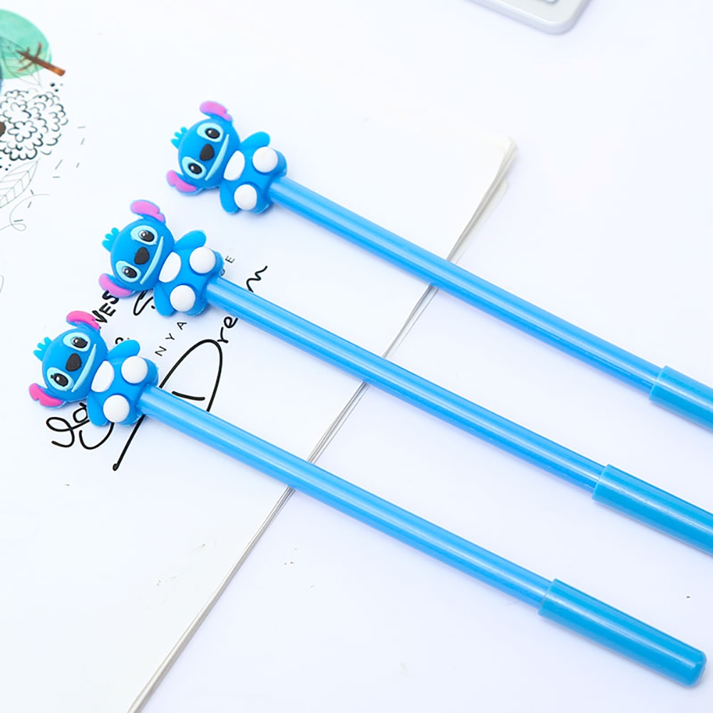 Stylo gel fantaisie de style Kawaii coréen animé bleu, mignon et cool,  grossiste grossiste accessoires de bureau, fournitures scolaires,  papeterie, – Destockage