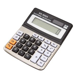 Calculatrice électronique numérique à piles, outil de calcul Commercial, fournitures de bureau et scolaires 1