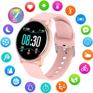 Montre connectée avec podomètre, moniteur d'activité physique et de fréquence cardiaque, étanche IP67, pour Android et iOS, pour hommes femmes, nouveau, 2021 1