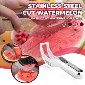 Trancheur de pastèque, ustensile de cuisine en acier inoxydable pour couper les fruits et légumes, outils pour couper les Melons, Gadgets accessoires 2021 1