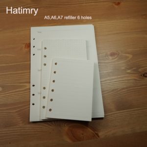 Hatimry – carnet de recharges A5 A6 A7 szie, carnet de notes, carnet de croquis, fournitures scolaires 1