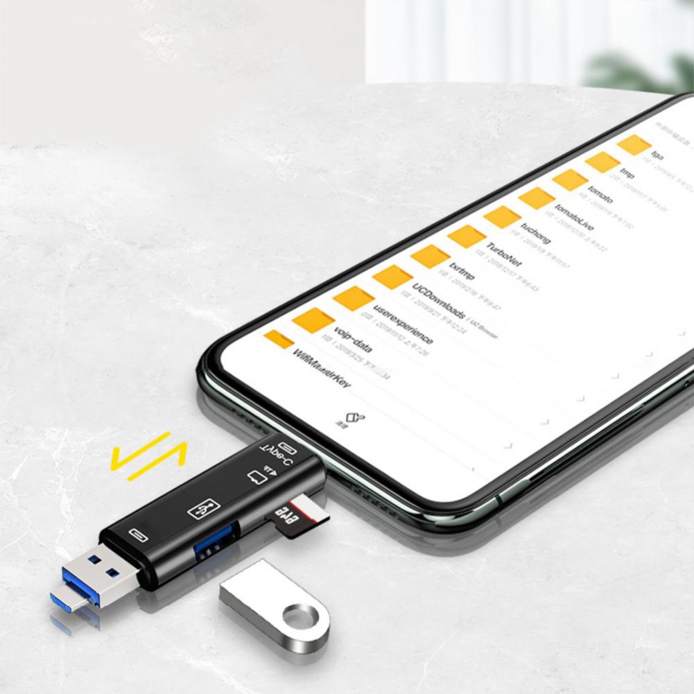 Livraison Directe Tout En 1 USB Type C LECTEUR Carte SD TF Lecteur DE CARTE  MicroSD USB C Micro USB Android Téléphone OTG Carte Mémoire ÉCRIVAIN –  Destockage