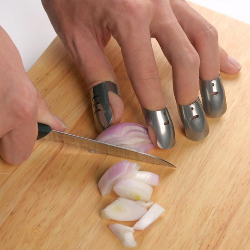 Protège-doigts ergonomique anti-coupure dentelé, poignée optimiste, coupe  de légumes anti-alde, protection des mains, fourniture de cuisine -  AliExpress