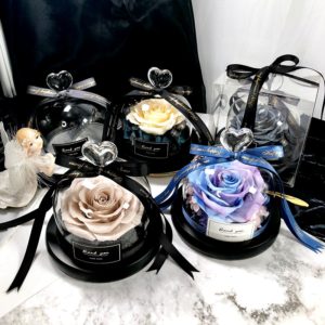 Roses éternelles sous dôme de verre, nouveau cadeau romantique de noël, la belle et la bête, 2022 1