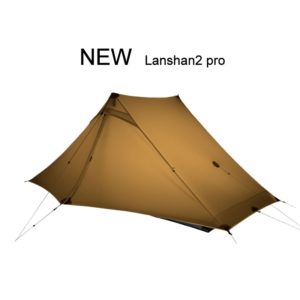 2019 Lanshan 2 Pro 3F UL GEAR 2 personnes tente de Camping ultralégère extérieure 3 saisons 20D Nylon deux côtés tente sans tige en silicone 1