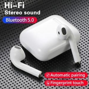 Écouteurs sans fil Bluetooth 5.0 i12 tws stéréo, oreillettes casque avec boîte de chargement pour iPhone Android Xiaomi smartphones 1