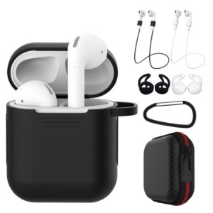 7 en 1 Étui En Silicone Souple Pour Airpods 2/1 Protecteur Fundas Airpods Pour Apple Écouteurs cosses D'air 2 Boîte De Recharge Sacs 1