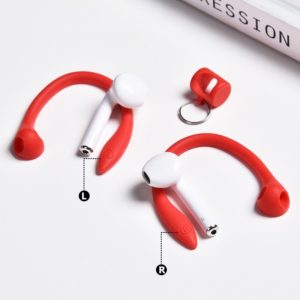 1 paire de crochets d'oreille en Silicone souple, crochet d'oreille Anti-perte, support d'écouteurs compatible Bluetooth, crochet d'oreille pour Apple AirPods 1 2 Pro 1