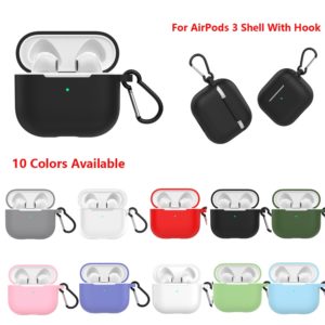 Silicone souple Housse Pour Airpods 3 Crochet Bluetooth Pour Apple Airpods Pro Housse Étui Coque En Silicone 1