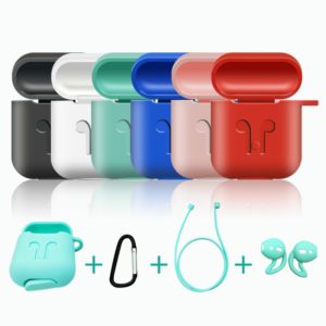 Boîtier Airpods Bluetooth en Silicone, 2/4 pièces, embouts Anti-perte de fil, accessoires pour écouteurs sans fil Apple 1