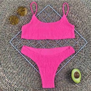 Bikinis – maillot de bain pour femmes, soutien-gorge rembourré, Push-up, Bandage, ensemble deux pièces, Sexy, 2021 1