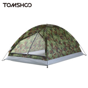 Tomshoo – grossiste destockage tente de Camping pour 2 personnes, simple couche, Portable, Camouflage, étanche, extérieur, 3 saisons, grossiste destockage tente de plage ultralégère 1