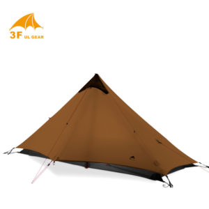 Tentes de Camping ultralégères 3F UL Lanshan 1P Version régulière/Plus 950 grammes pour 3 et 4 saisons 1