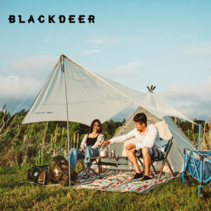 Tente ultralégère pour 4 personnes, ensemble combiné de tissu en Polyester Oxford 68D, pare-soleil de Camping en plein air et imperméable, randonnée de conduite à domicile 1