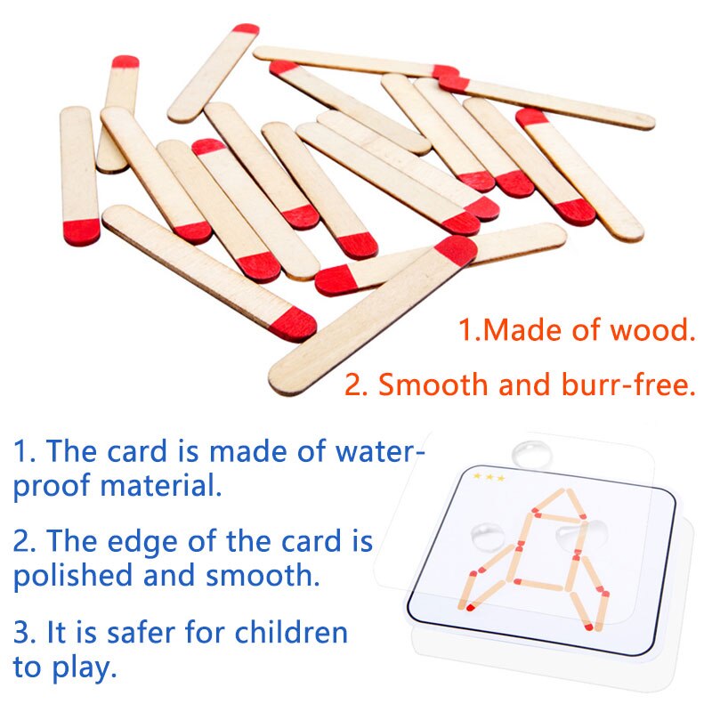 Jouet Montessori en Bois, Enfants Jeux Puzzles Perles Mathematics Jeu,  Perles Puzzle Mains Brain Training Jouet Éducatif Plateau, Interactifs